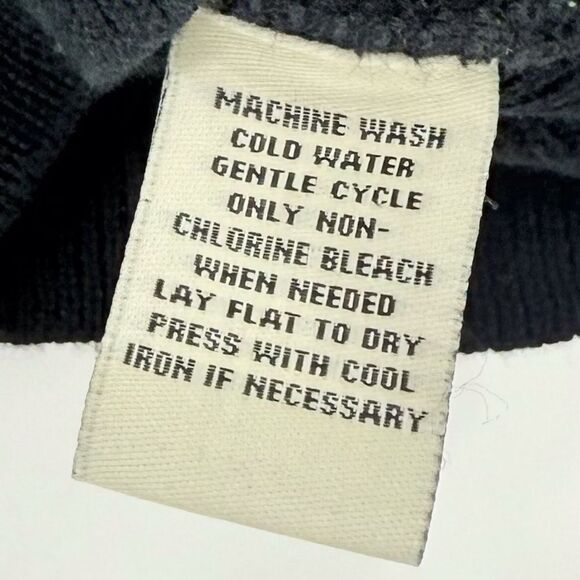 Polo Jeans Co. Ralph Lauren Retro Blue Red White Spellout Stretch Knit Sweater - Picture 11 of 11